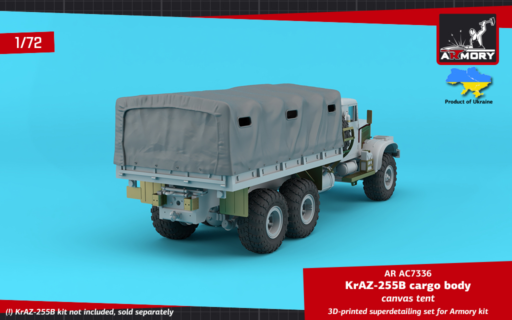 Armory Models 1/72 KrAZ-255B plachta nákladní