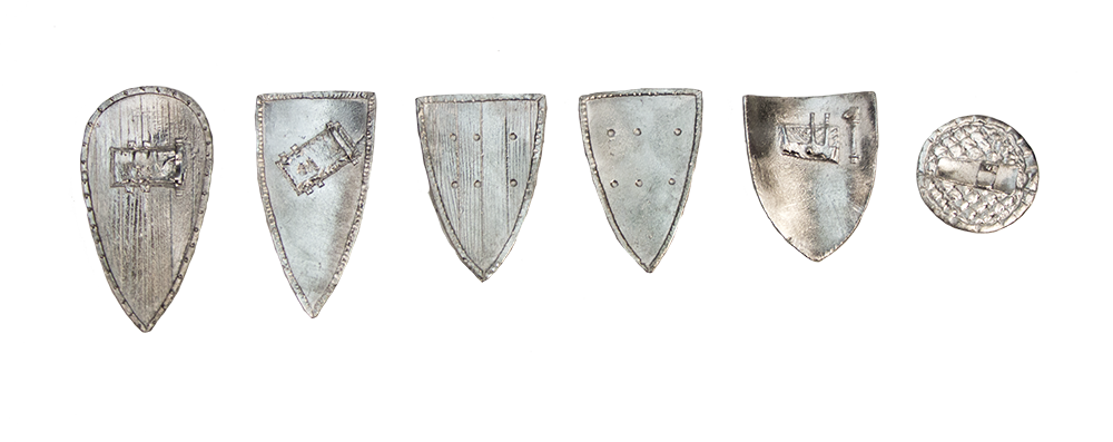 Olimp Models Medieval Shields štíty 54 mm 6 ks