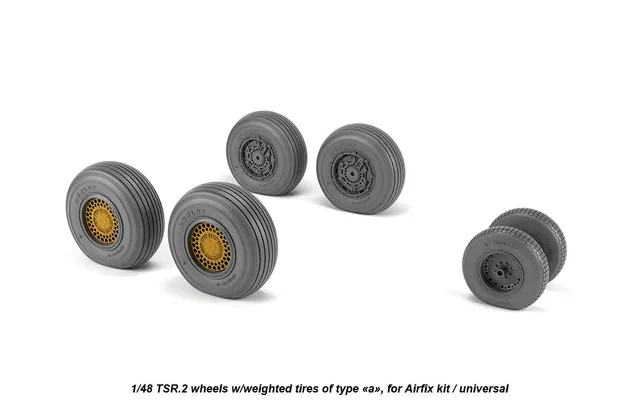 Armory Models BAC TSR.2 kola 1/48 typ a zatížená