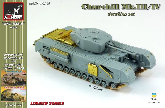 Armory Models Churchill Mk.III/IV 1/72 detailingová sada