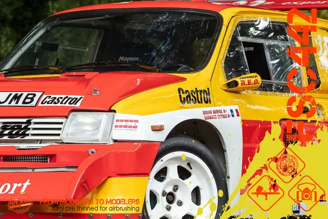 DMODELKITS MG 6R4 Tour de Corse 1986 barva červená 30ml