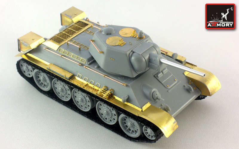 Armory Models T-34 detaily exteriéru 1/72 doplňková sada