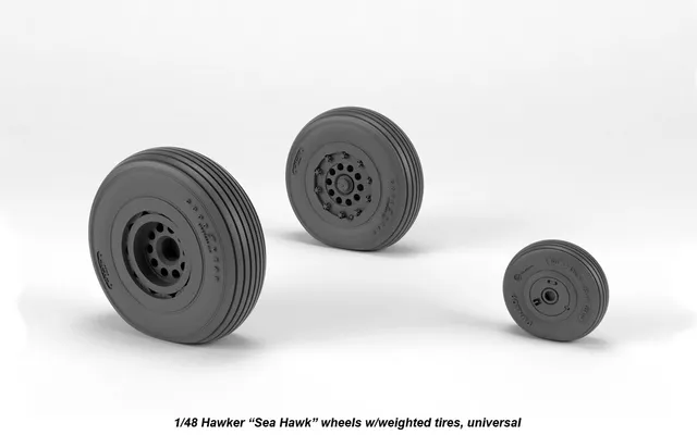 Armory Models Hawker Sea Hawk kola 1/48 zatížená
