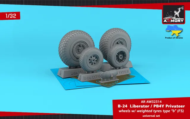 Armory Models B-24 Liberator kola 1/32 typ B resin