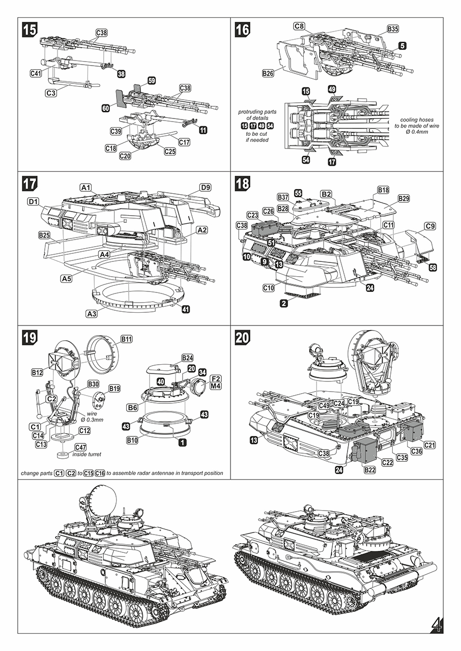 Armory Models ZSU-23-4V1 Shilka mod.1970 plastikový model 1/72