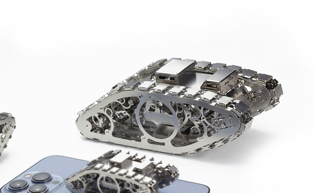 Time for Machine Marvel Tank 3 Standard kovová stavebnice pojízdná