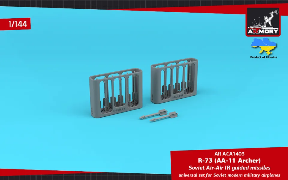 Armory Models R-73 Archer 1/144 rakety 12ks IR naváděné