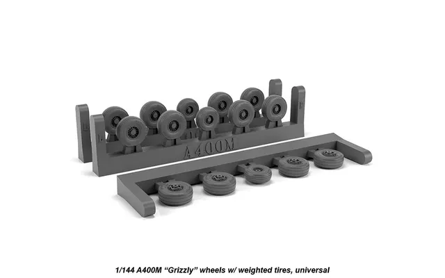 Armory Models A400M Grizzly kola 1/144 zatížená