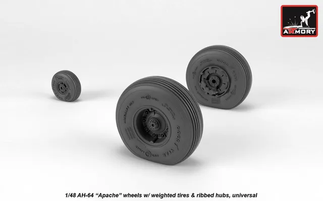Armory Models AH-64 Apache kola 1/48 žebrovaná