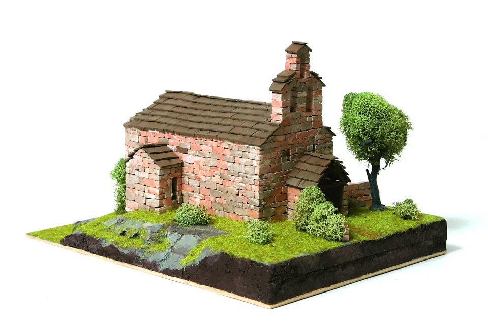 Domus Kits Románica 25 Sta. Maria de Cardet stavebnice kostel