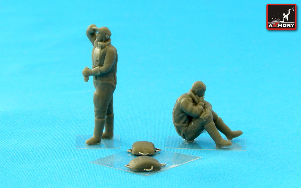 Armory Models RAF posádka figurky 1/72 Waiting