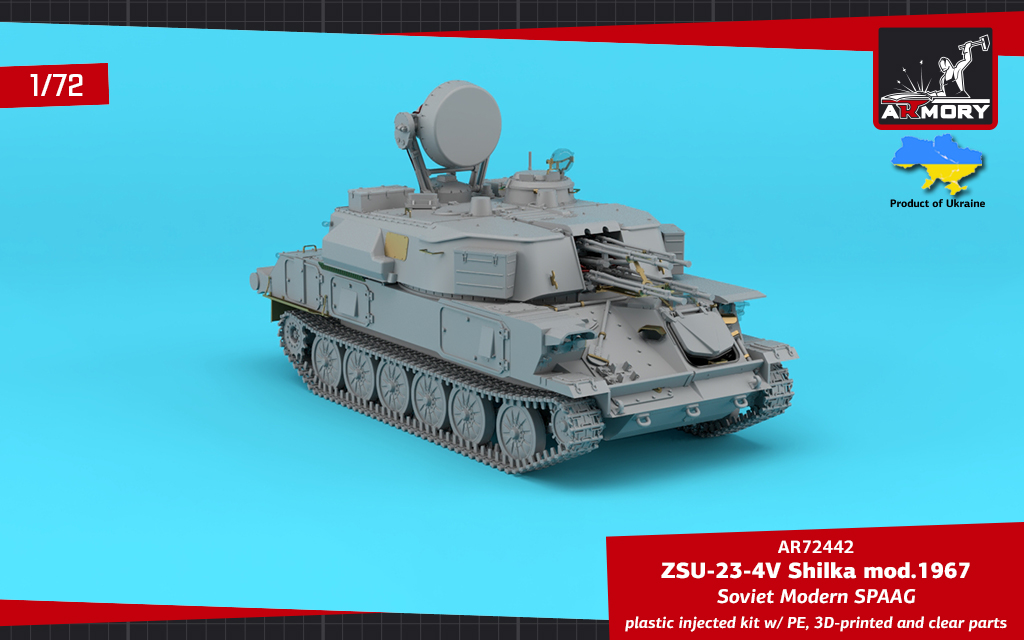 Armory Models ZSU-23-4V Šilka model 1/72 1967