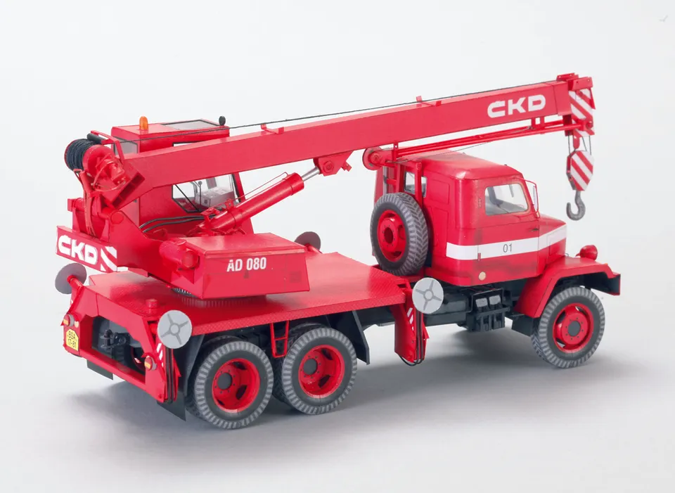 PK Graphica Praga V3S AD 080 SDH papírový model jeřáb