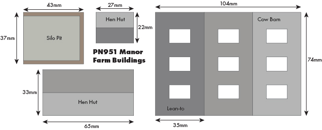 Metcalfe PN951 Manor Farm Buildings statek N