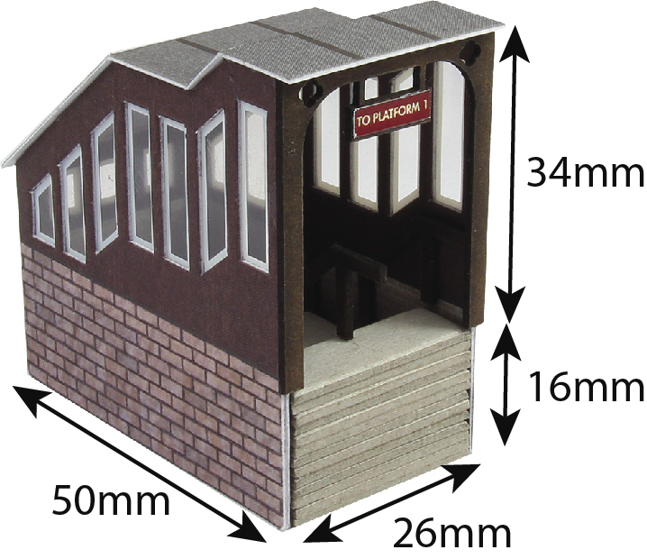 Metcalfe PO400 Platform Underpass model 00/H0 podchod