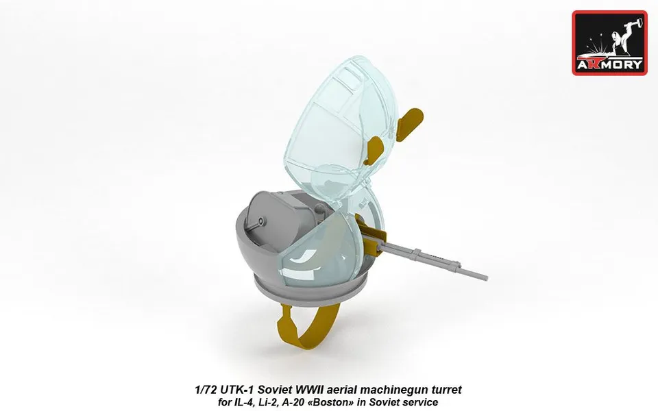 Armory Models UTK-1 sovětská věž 1/72 kulometná