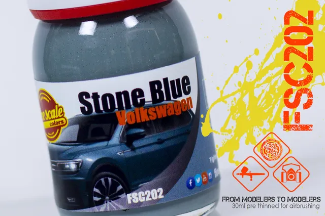 DMODELKITS Fire Scale Stone Blue Hyundai barva 30 ml matná
