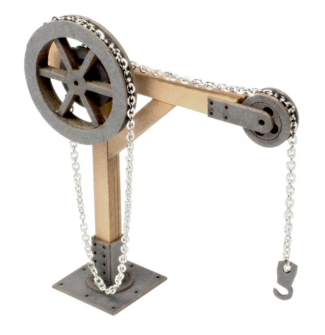 Metcalfe PO540 Goods Yard Crane papírový model H0