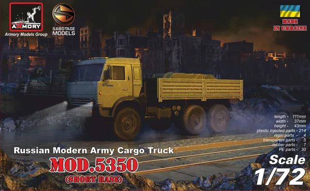 Armory Models mod.5350 1/72 model nákladního vozu 6×6