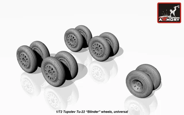 Armory Models Tu-22 Blinder 1/72 resinová kola