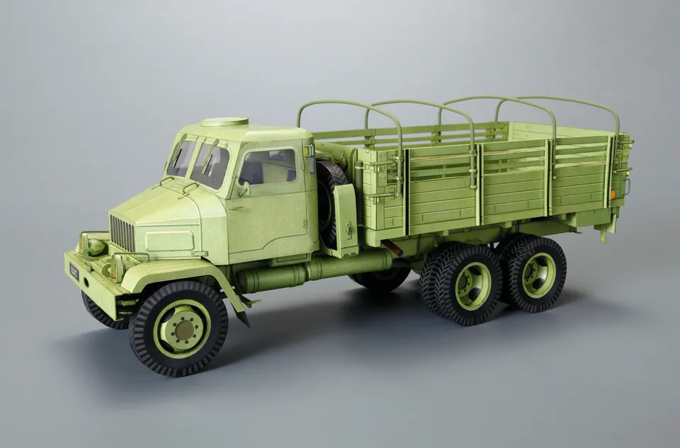 PK Graphica Praga V3S valník ČSLA papírový model armáda