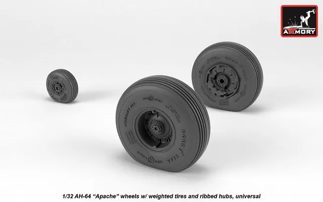 Armory Models AH-64 Apache kola 1/32 žebrovaná
