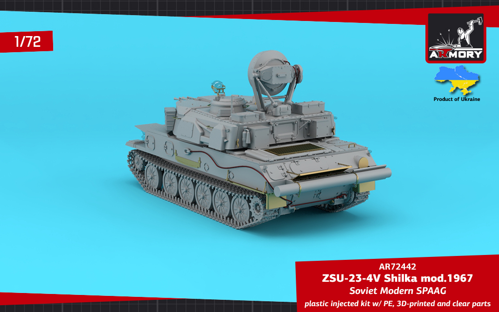 Armory Models ZSU-23-4V Šilka model 1/72 1967