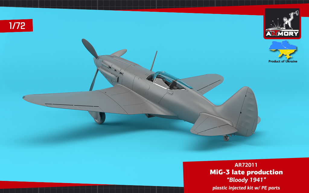 Armory Models 1/72 MiG-3 late Bloody 1941 doplňková sada
