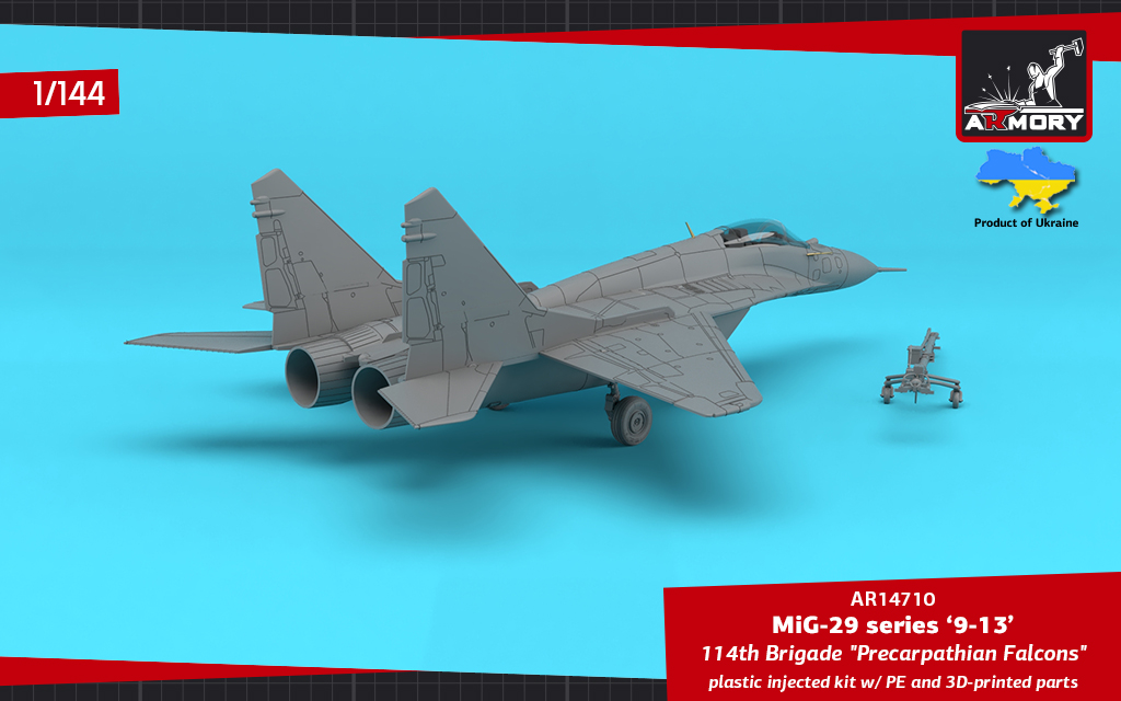 Armory Models MiG-29 1/144 obtisky Precarpathian Falcons