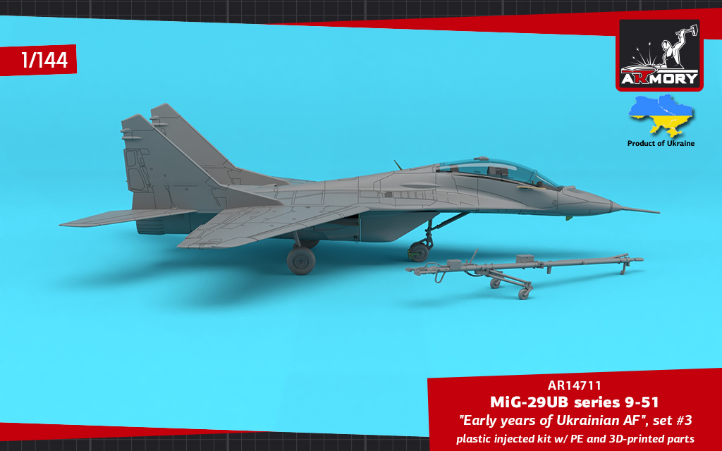Armory Models MiG-29UB obtisky 1/144 set 3