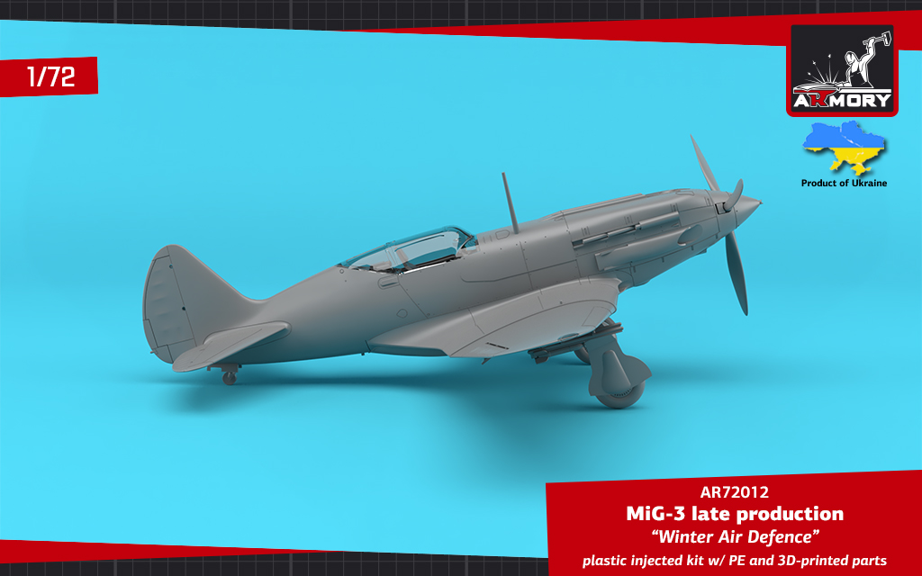 Armory Models MiG-3 zimní kola 1/72 resinová sada