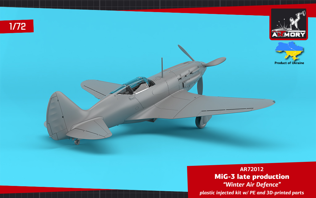Armory Models MiG-3 zimní kola 1/72 resinová sada