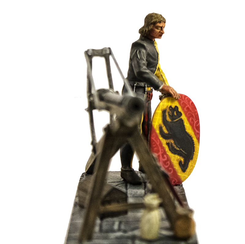 Olimp Models Bernese Gunner Spingarda figurka 54 mm