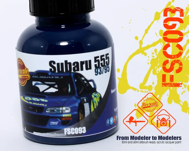 Fire Scale Modeler Subaru 555 93/95 barva 30ml modrá