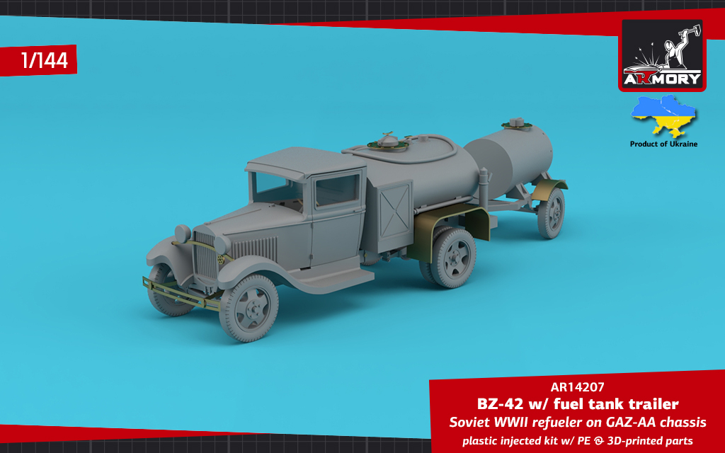 Armory Models BZ-42 cisterna model 1/144 GAZ-AA