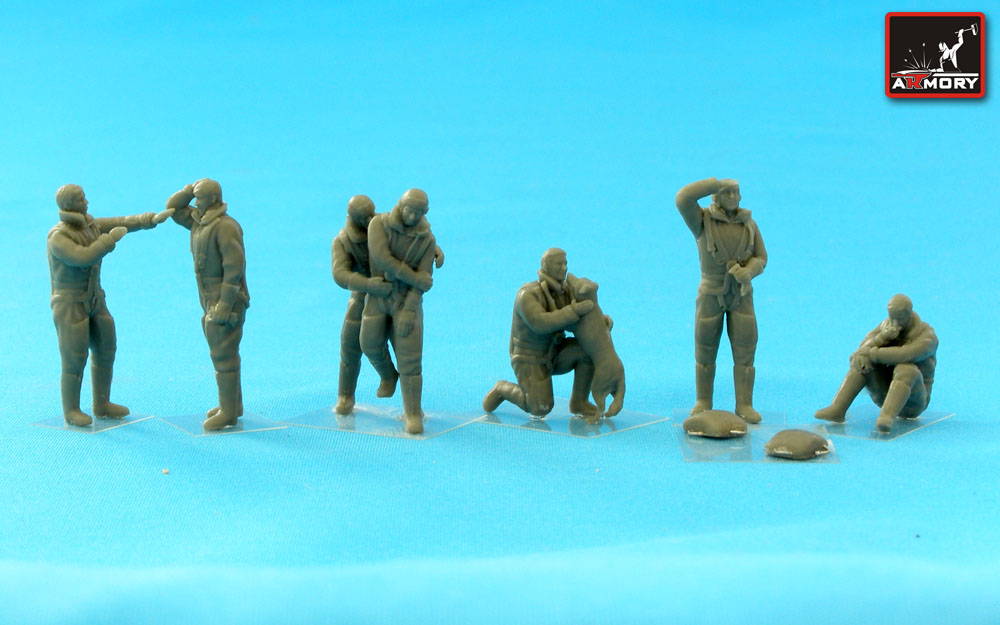 Armory Models RAF WWII 1/72 figurky posádky bombardéru