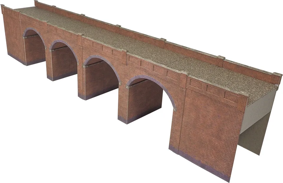 Metcalfe PO240 viadukt dvoukolejný cihla 00/H0