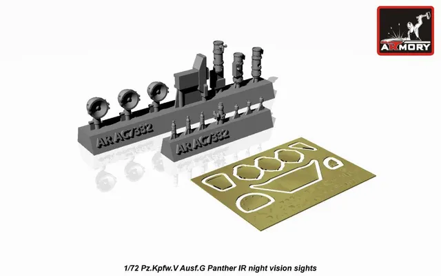 Armory Models Panther Ausf.G 1/72 IR zaměřovače