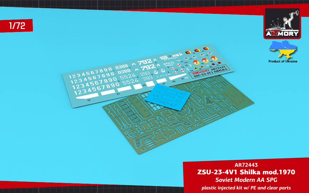 Armory Models ZSU-23-4V1 Shilka mod.1970 plastikový model 1/72