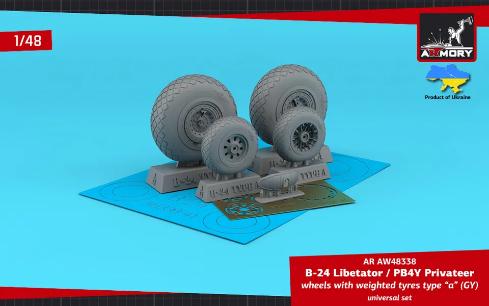 Armory Models B-24 Liberator PB4Y kola 1/48 typ A
