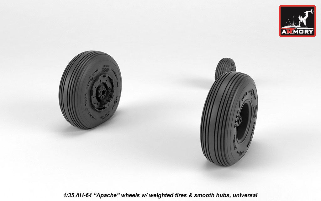Armory Models AH-64 Apache kola 1/35 hladké
