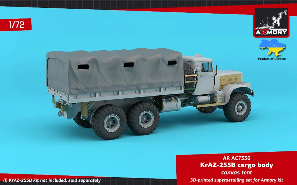 Armory Models 1/72 KrAZ-255B plachta nákladní