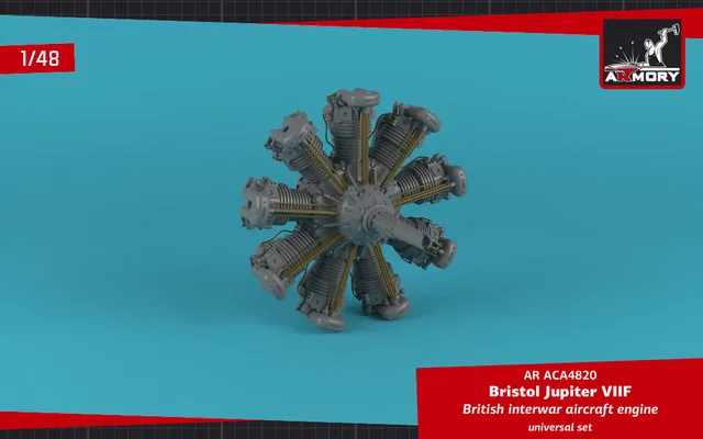 Armory Models Jupiter VII motor 1/48 letecký
