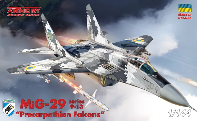 Armory Models MiG-29 1/144 obtisky Precarpathian Falcons