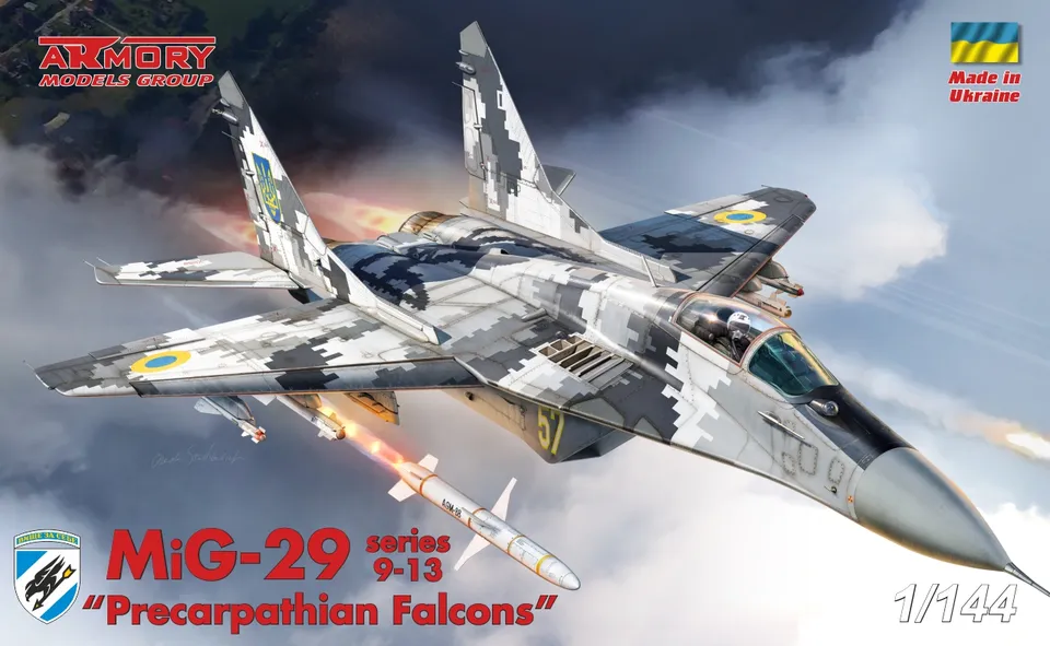Armory Models MiG-29 1/144 obtisky Precarpathian Falcons
