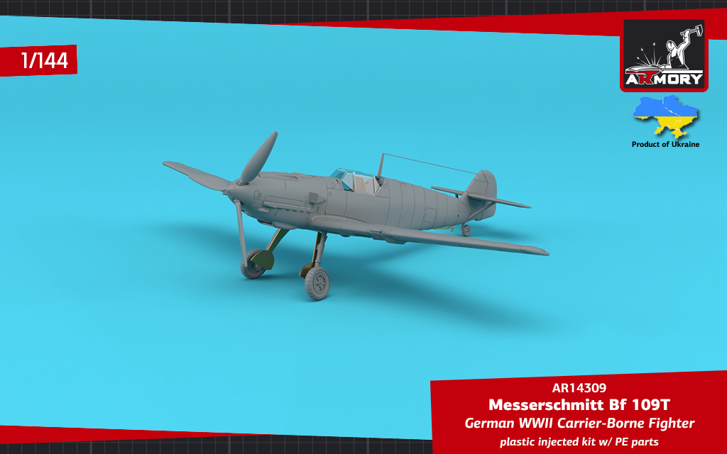 Armory Models Bf 109T Flugzeugträger Jäger model 1/144