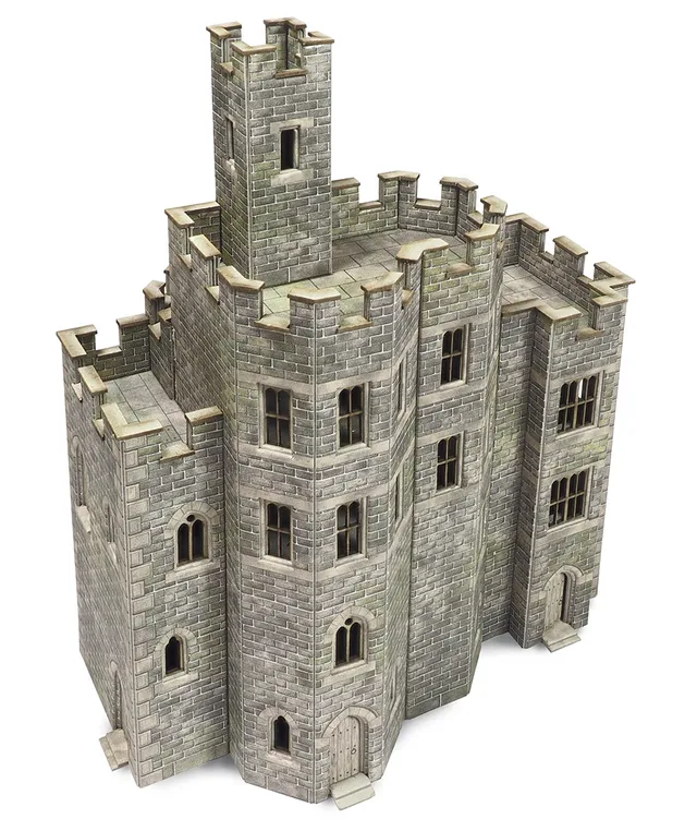 Metcalfe PO294 Castle Hall papírový model 00/H0