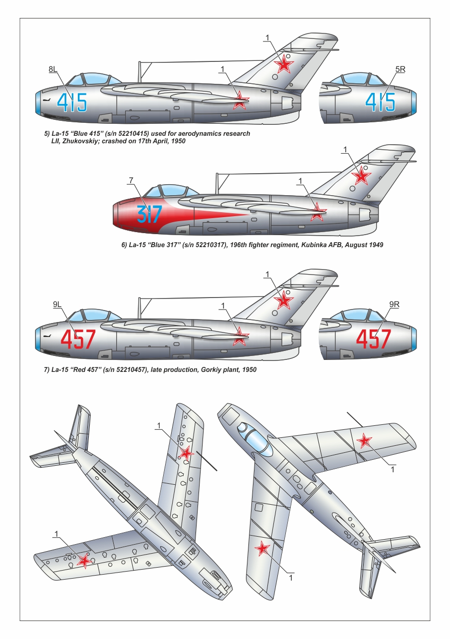 Armory Models La-15 model letadla 1/144 Fantail