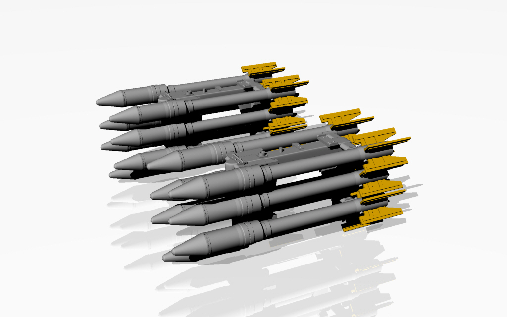 Armory Models S-3K neřízené rakety s APU-14U 1/48