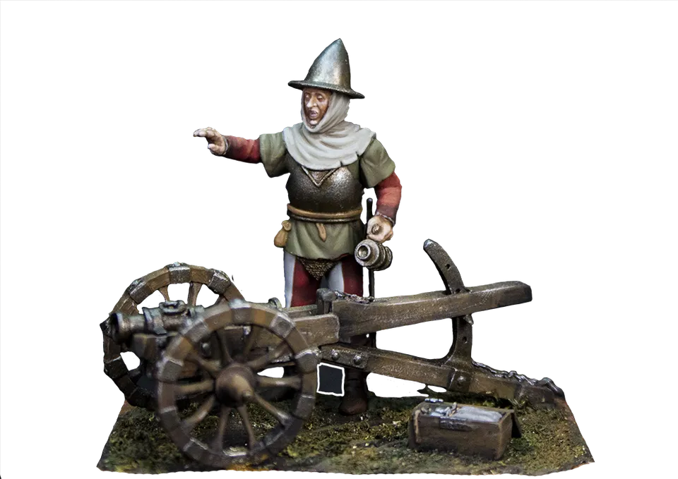 Olimp Models Gunner XIV cent. figurka 54 mm